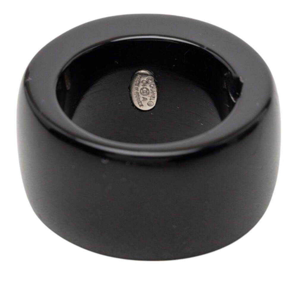 CHANEL Black Logo Ring - Picture 4 of 4